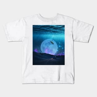 DEEP SEA GALAXY SPARKLE. Kids T-Shirt